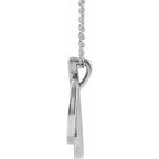 Negative Space Circle Necklace - Image 2