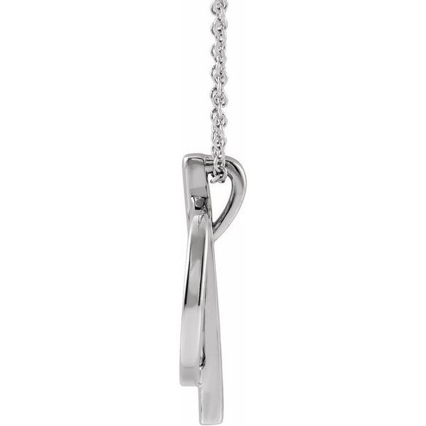 Negative Space Circle Necklace - Image 2