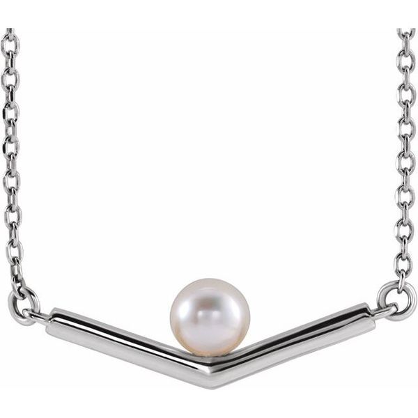 Pearl V Necklace