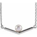 Pearl V Necklace