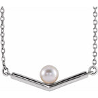 Pearl V Necklace