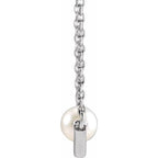Pearl V Necklace - Image 2