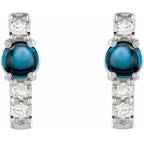 Accented Bar Earrings - Image 2