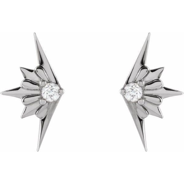 Accented Starburst Earrings - Image 2