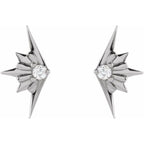 Accented Starburst Earrings - Image 2