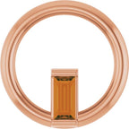 Straight Baguette Circle Pendant