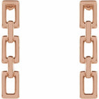 Chain Link Earrings - Image 2
