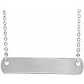 Engravable Bar Necklace