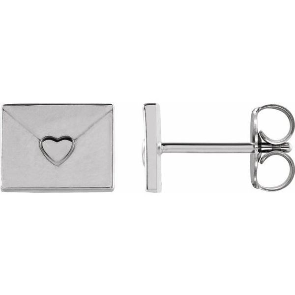 Heart Envelope Earrings