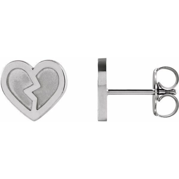 Tiny Heart Earrings