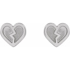 Tiny Heart Earrings - Image 2