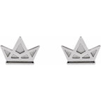 Tiny Crown Earrings - Image 2