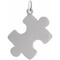 Engravable Puzzle Piece Pendant