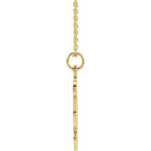 Engravable Puzzle Piece Necklace - Image 2