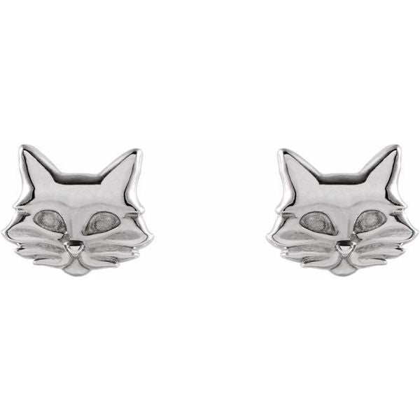 Tiny Cat Earrings - Image 2