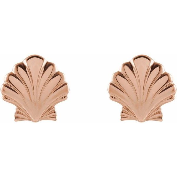 Tiny Shell Earrings - Image 2