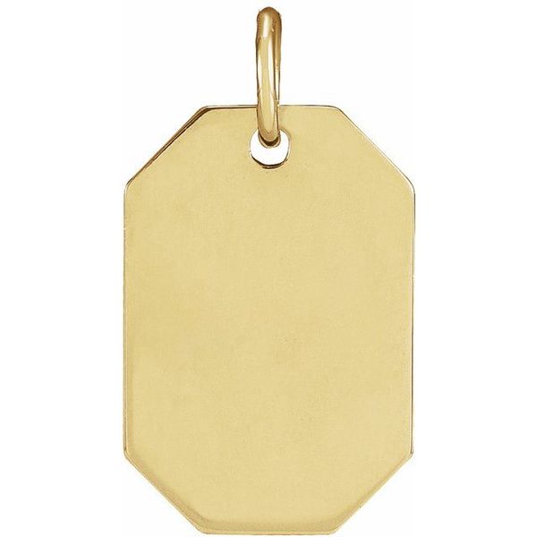 Engravable Dog Tag Pendant