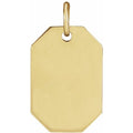 Engravable Dog Tag Pendant