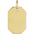 Engravable Dog Tag Pendant