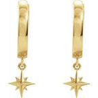Star Hoop Earrings - Image 2