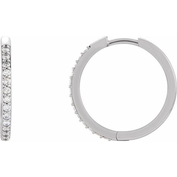Accented Huggie Earrings