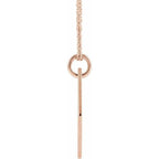 Engravable Diamond-Shaped Necklace - Image 2