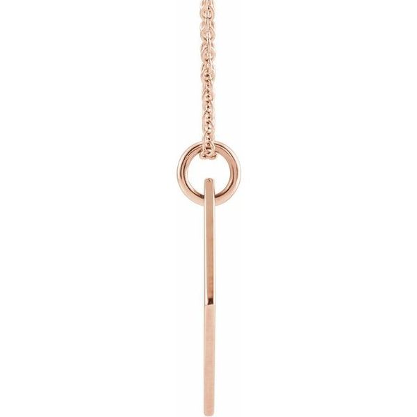 Engravable Diamond-Shaped Necklace - Image 2