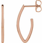 Geometric Hoop Earrings