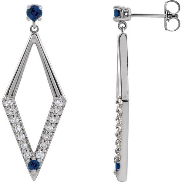 Accented Geometric Earrings