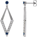 Accented Geometric Earrings