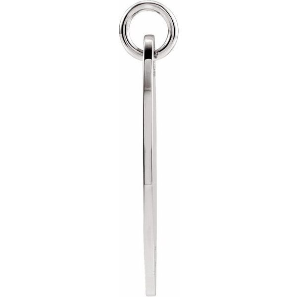 Elongated Oval Engravable Pendant - Image 2