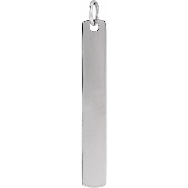 Engravable Bar Pendant