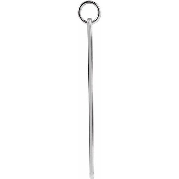 Engravable Bar Pendant - Image 2