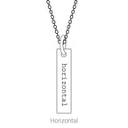 Engravable Bar Necklace - Image 5
