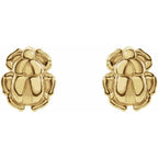 Tiny Scarab Earrings - Image 2