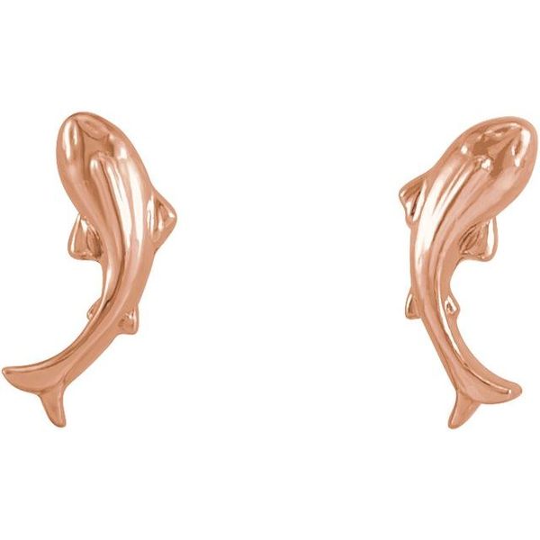 Tiny Koi Fish Earrings - Image 2