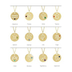 Zodiac Disc Necklace - Image 2