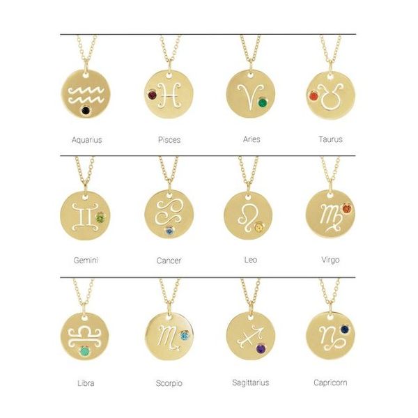 Zodiac Disc Necklace - Image 2