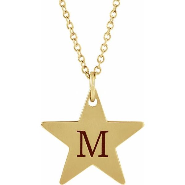 Engravable Star Necklace - Image 3