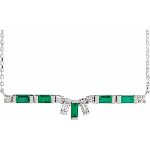 Baguette Bar Necklace