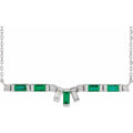 Baguette Bar Necklace
