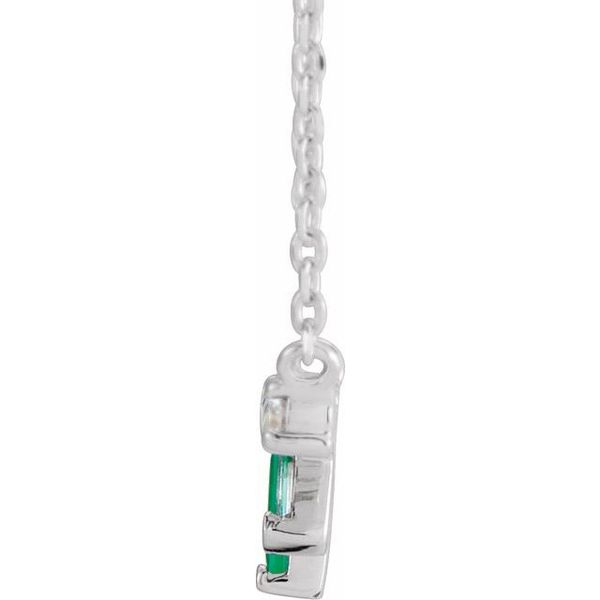 Baguette Bar Necklace - Image 2