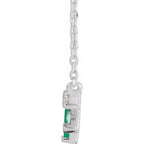 Baguette Bar Necklace - Image 2