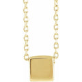 Cube Necklace or Slide Pendant