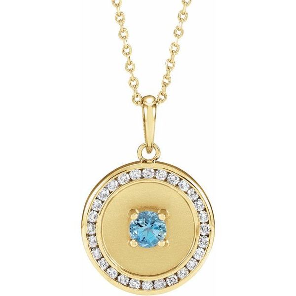 Accented Disc Necklace