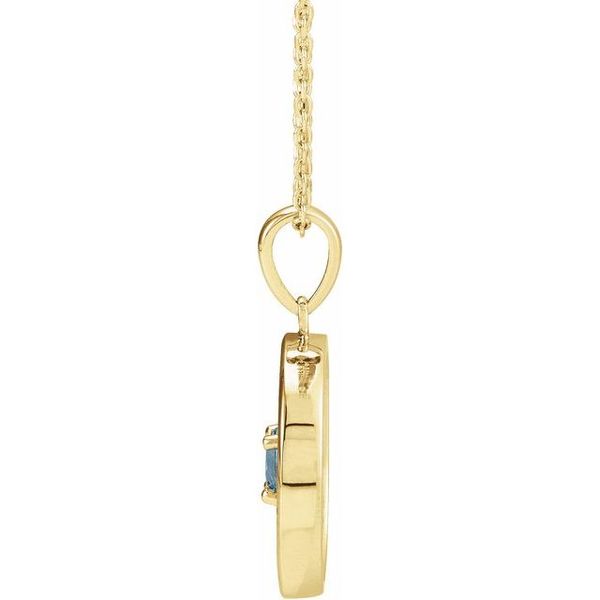 Accented Disc Necklace - Image 2