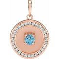 Accented Disc Pendant