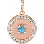 Accented Disc Pendant