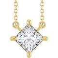 Solitaire Claw-Prong Necklace