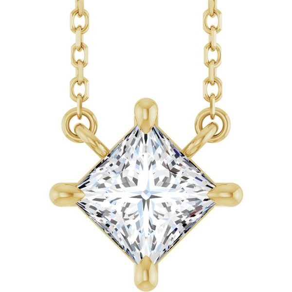 Solitaire Claw-Prong Necklace